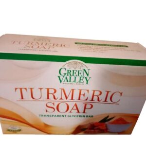 Green Valley Turmeric Soap transparent Gycerin Bar Dark Circle Glow Skin